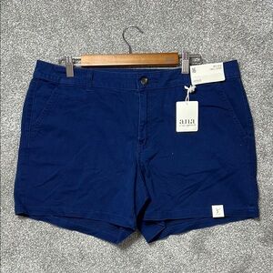 Ava & Viv Blue Bermuda Shorts Casual Style
